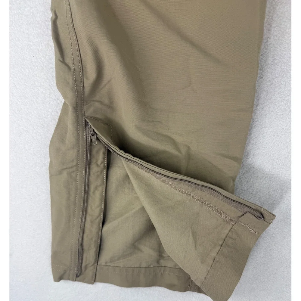 The North Face‎ Hiking Pants Mens 38 Tan Nylon Zipper Leg Outdoor Trekking